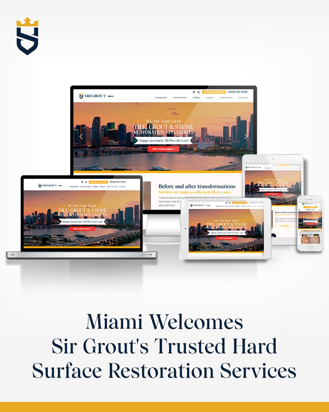 Miami Welcomes Sir Grout's Trusted Hard Surface Restoration Services